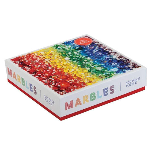 Galison Rainbow Marbles Puzzle 500pc