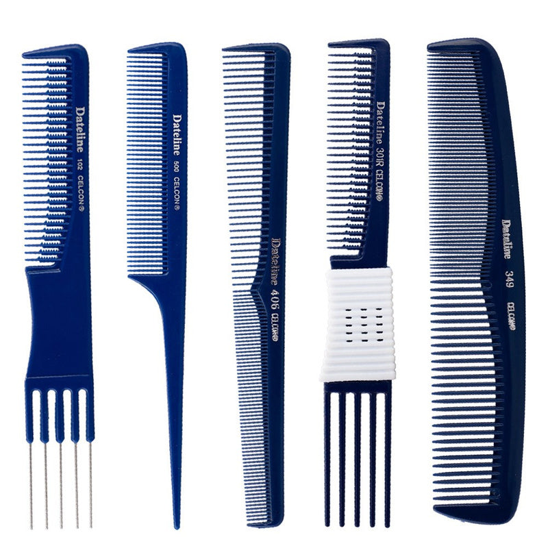 Dateline Professional Blue Celcon 6025 Basin Comb 20cm