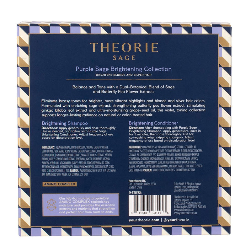 Theorie Purple Sage Brightening Travel Pack