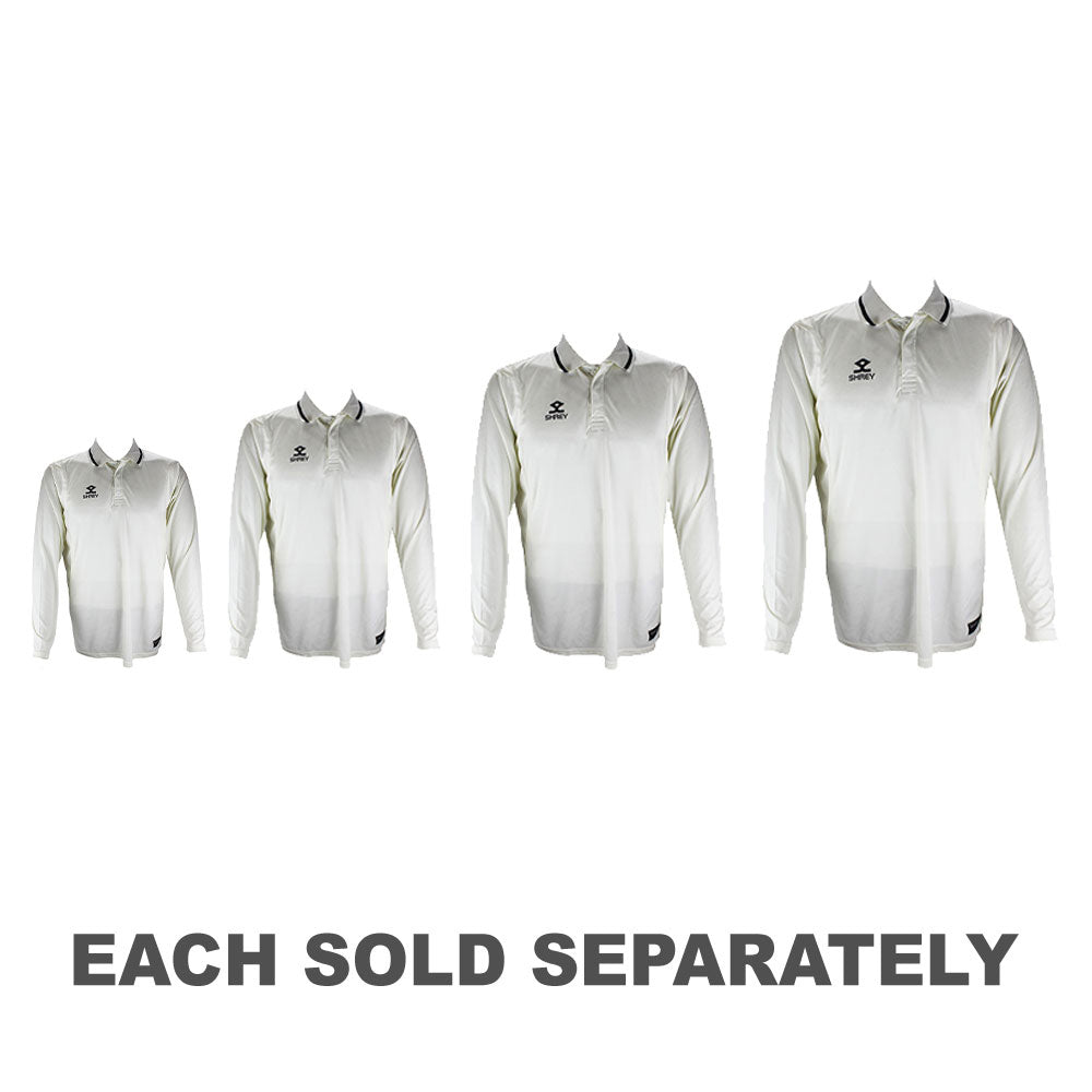 BAS Cricket Long Sleeve Shirt (Cream)