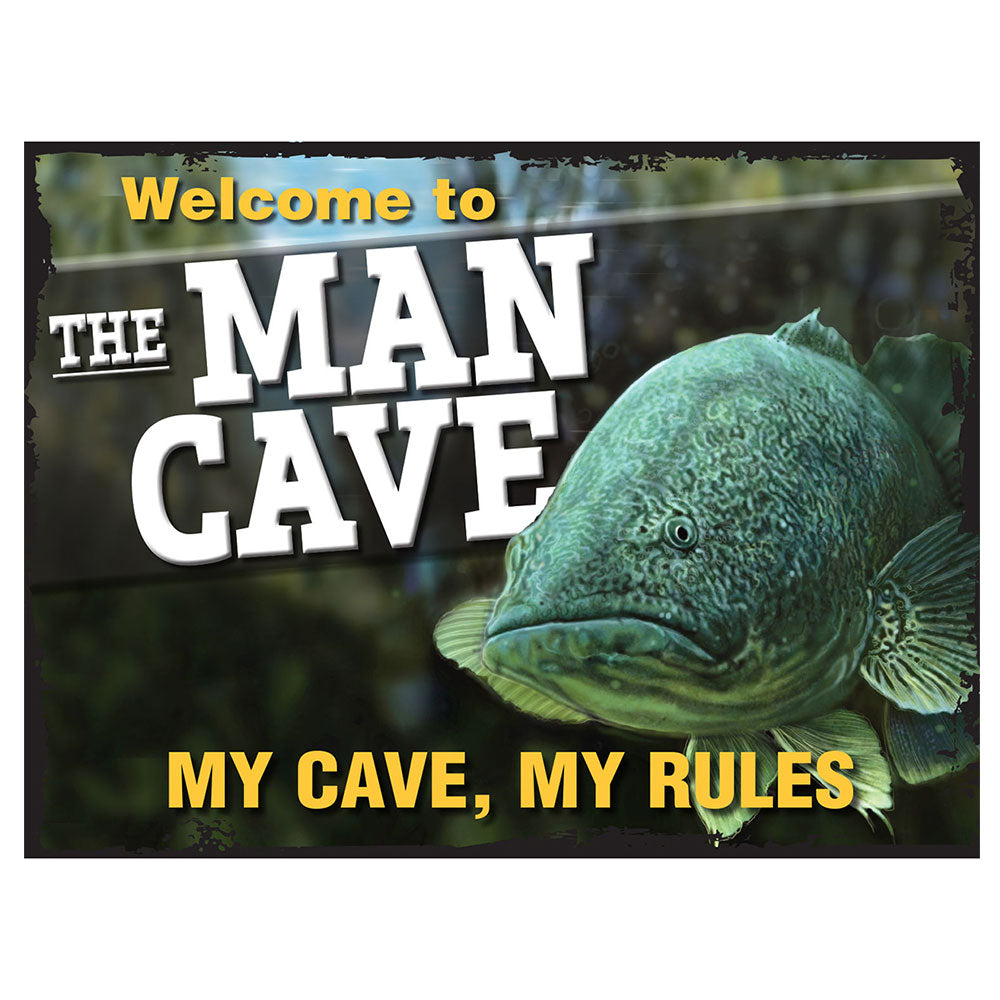 Schweres Blechschild aus Stahl (30 x 40 cm)