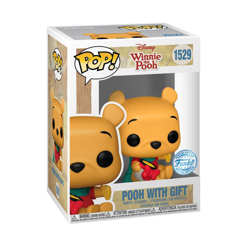 Winnie the Pooh Pooh with gift US Exclusive Pop! Vinyl