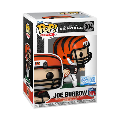 NFL: Bengals Joe Burrow Black Jersey US Exclusive Pop! Vinyl