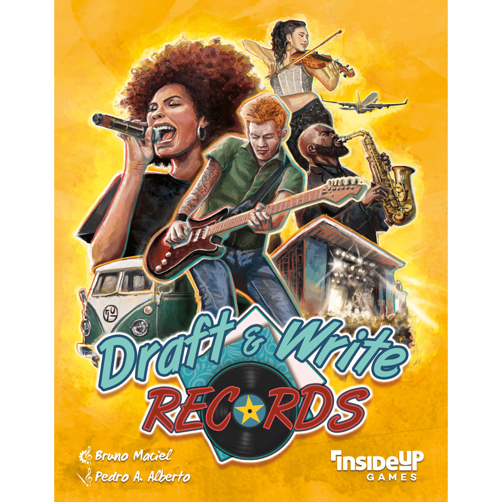 Draft & Write Records Music Strategy Game