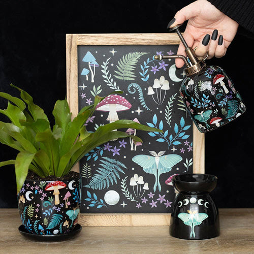 Dark Forest Print Ceramic Plant Mister