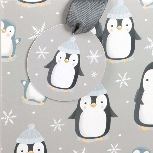 Winter Penguin Gift Bag