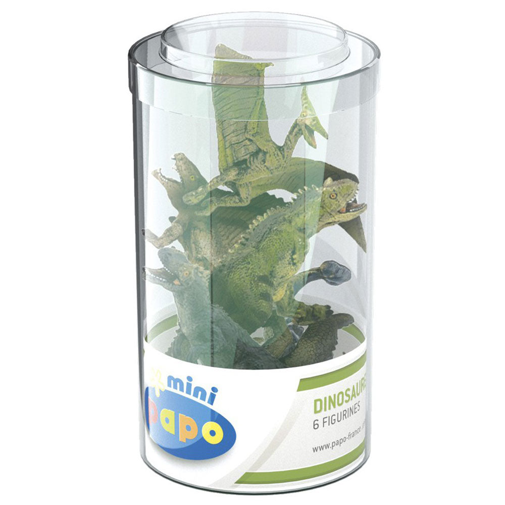Figurki Papo Mini plus dinozaurów 6pcs