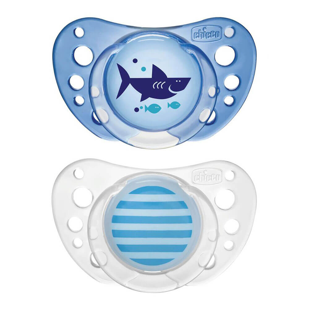 Chicco Latex Physio Air Rubber Pacifier 2PC(Boy)