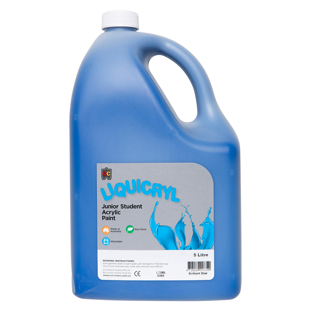 Educational Colours Liquicryl Acrylic Paint 5L