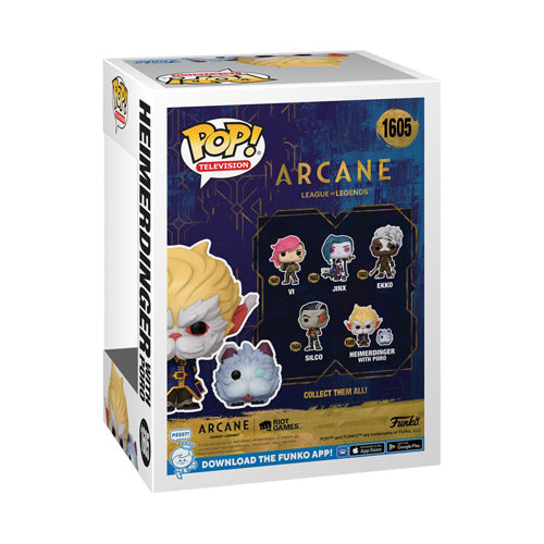 Arcane: League of Legends Heimerdinger with Poro Pop! Vinyl