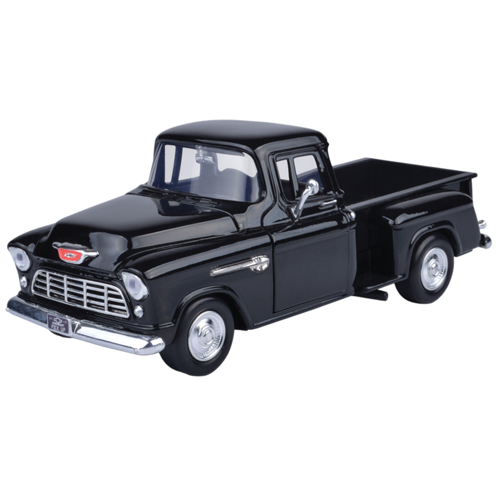 Timeless Legends 1955 Chevy Stepside [Black] 1:24 Diecast