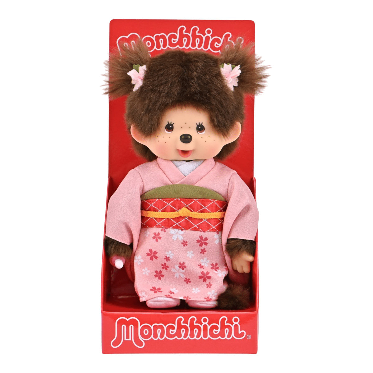 Monchhichi Sakura Kimono Girl Plush Doll