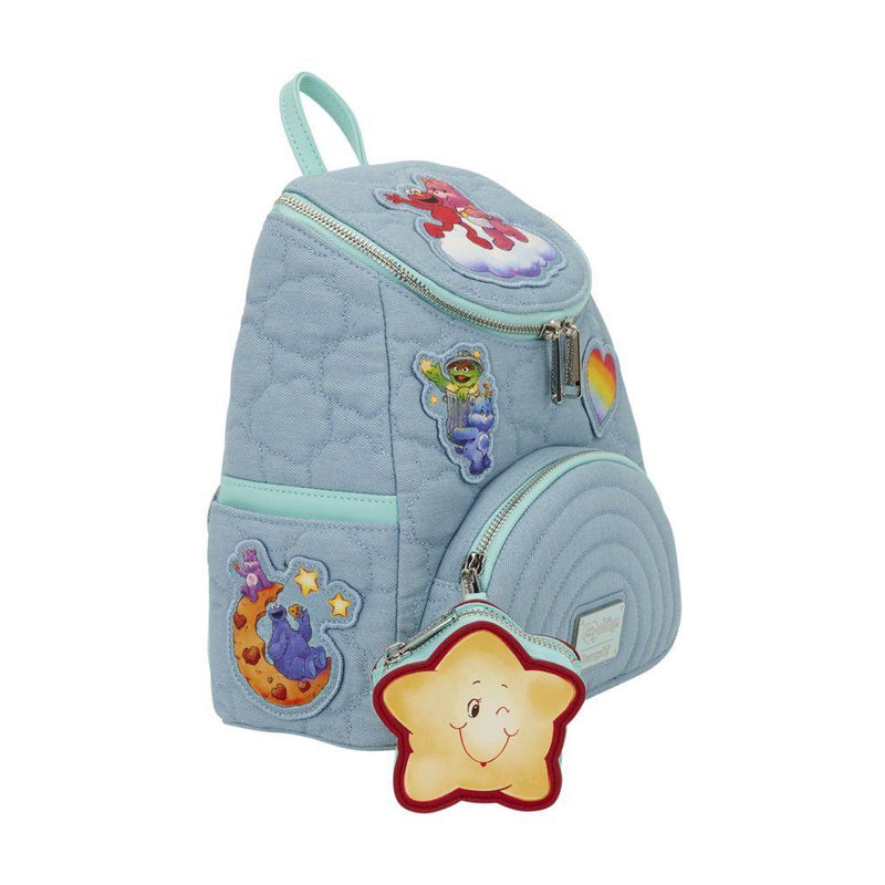 Care Bears x Sesame Street Denim Mini Backpack with Coin Bag