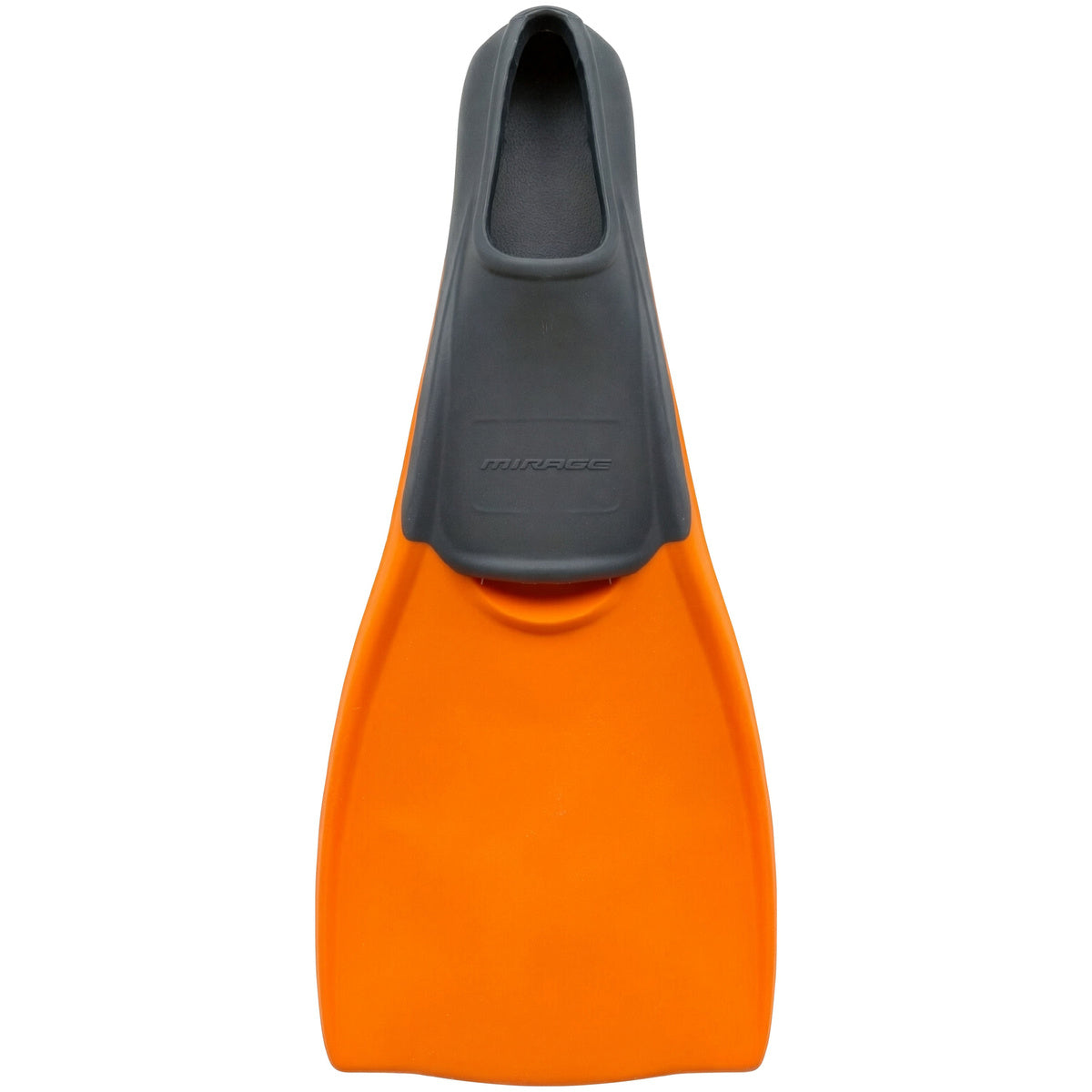 Long Blade Rubber Fins Small (Orange)