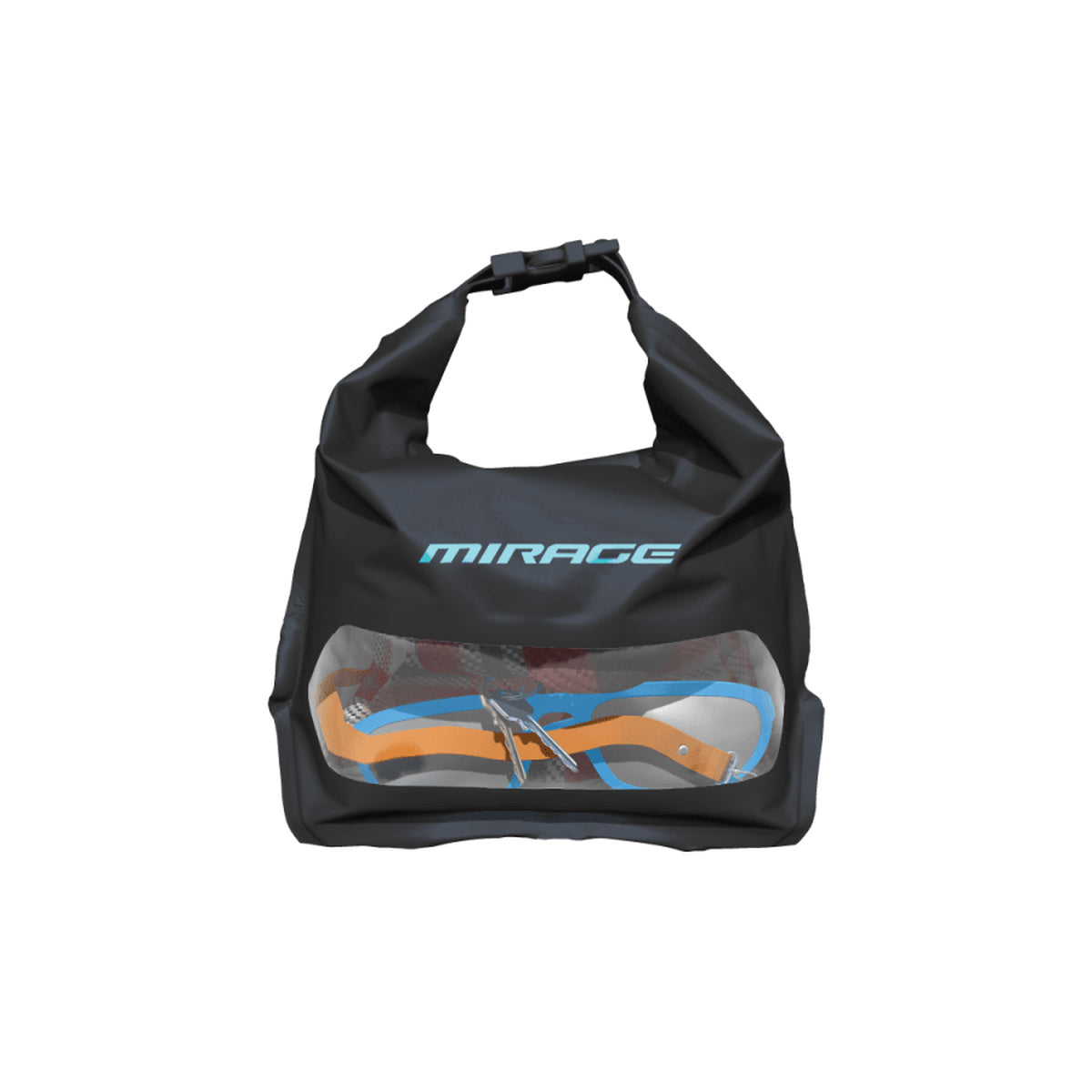 Clear-View Roll-Top Gear Bag 1.6L (Black)