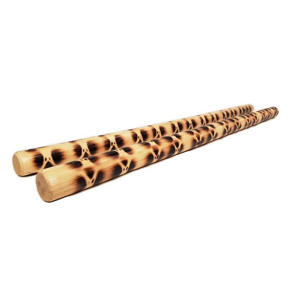 Morgan Eskrima/Kali Sticks with Burn Marks 26"