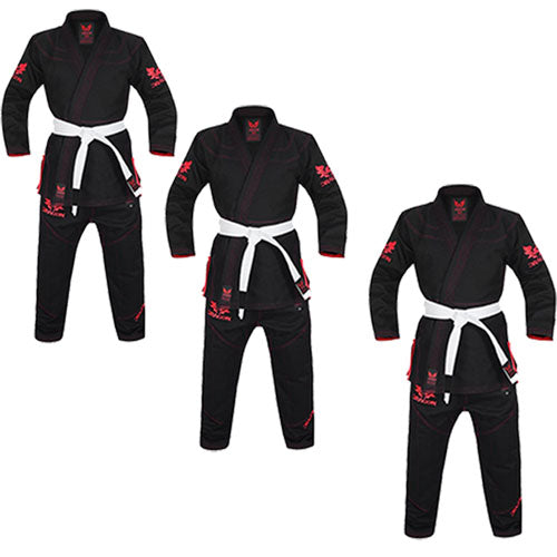 Morgan Dragon V2 Black BJJ Gi 450gsm (IBJJF Approved)