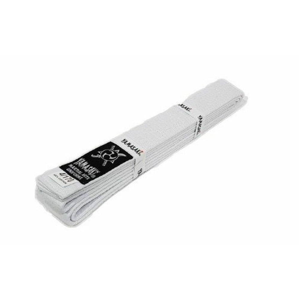 Yamasaki Deluxe Coloured Martial Arts Belts (White)