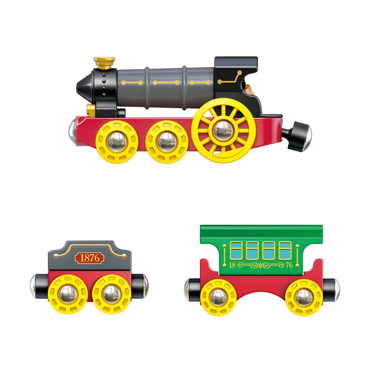 Hape Retro Steam Train with Lights & Sounds
