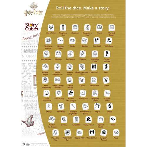 Rory's Story Cubes Harry Potter Magnetic Box