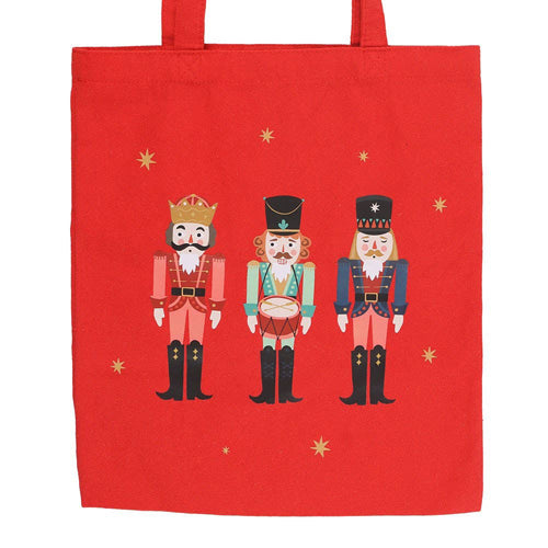 Nutcracker Print Polycotton Tote Bag