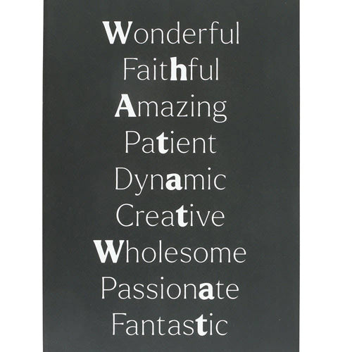 What A Tw*t Hanging MDF Sign