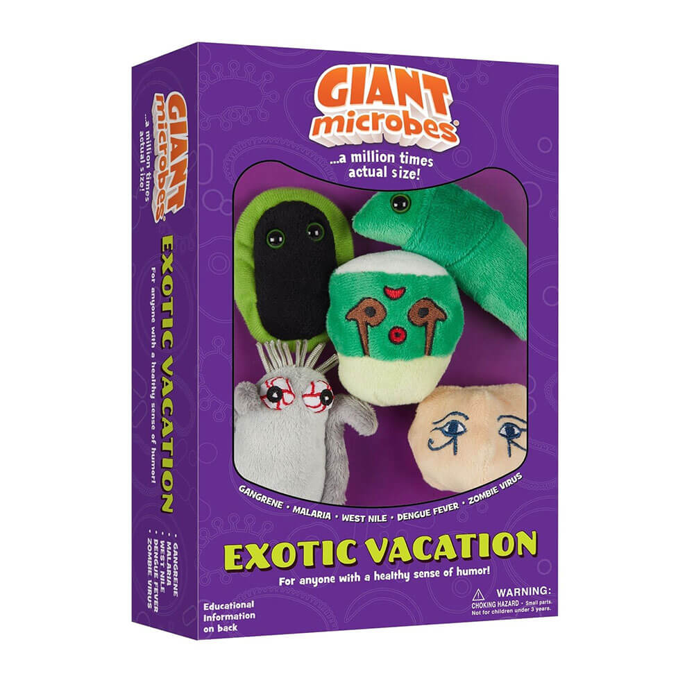 Microbes géants Exotic Vacation Mini Microbe Gift Box coffre