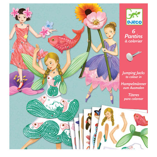 Djeco Paper Puppets Learning Kit