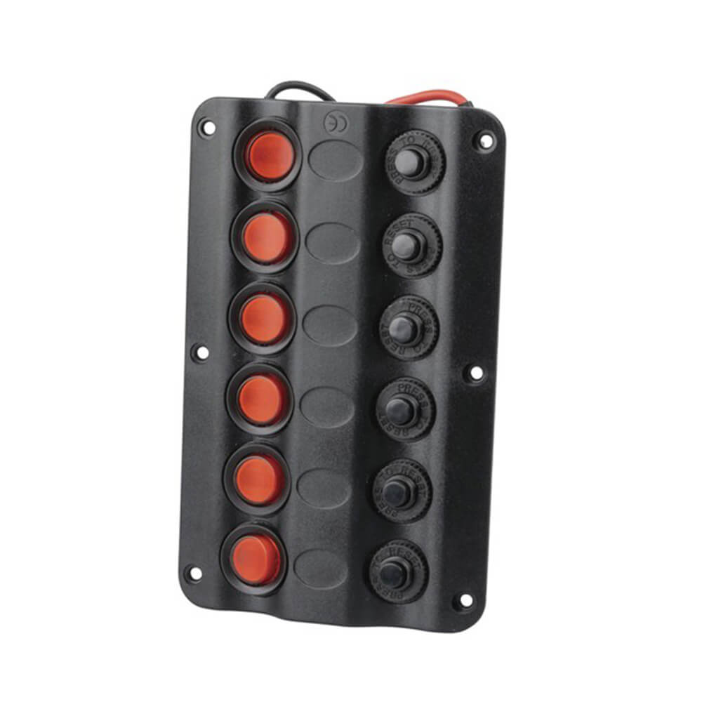 Panel de interruptor marino con disyuntores